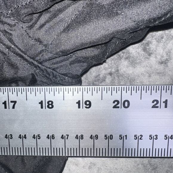 Tommy Hilfiger Quilted Barn Jacket Women’s Medium Black Corduroy Collar - Picture 9 of 10